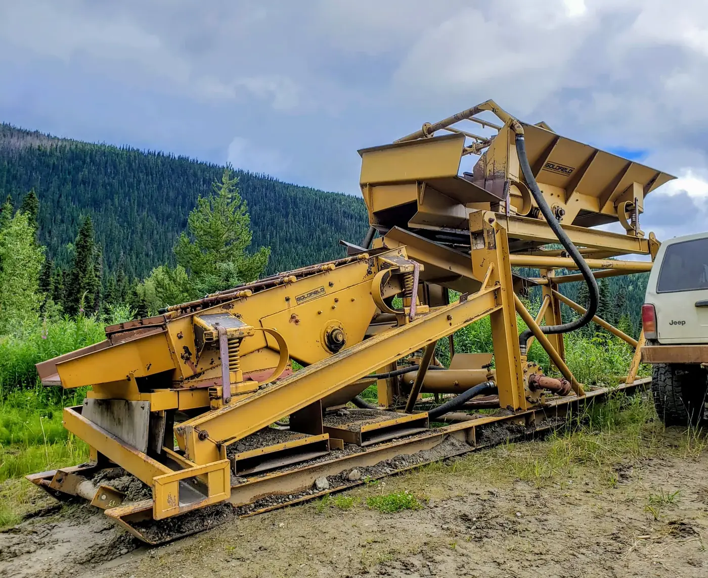 Recovery plant on operating Klondike ground